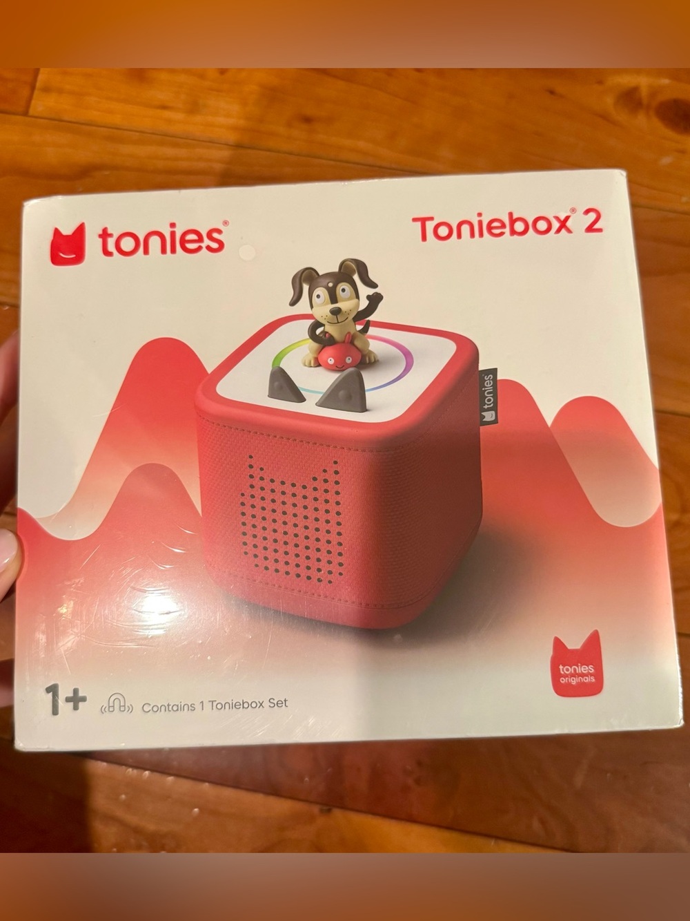NWT Tonies Toniebox 2 Starter Set Portable Audio Player - Red